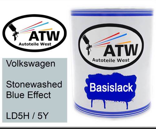 Volkswagen, Stonewashed Blue Effect, LD5H / 5Y: 1L Lackdose, von ATW Autoteile West.